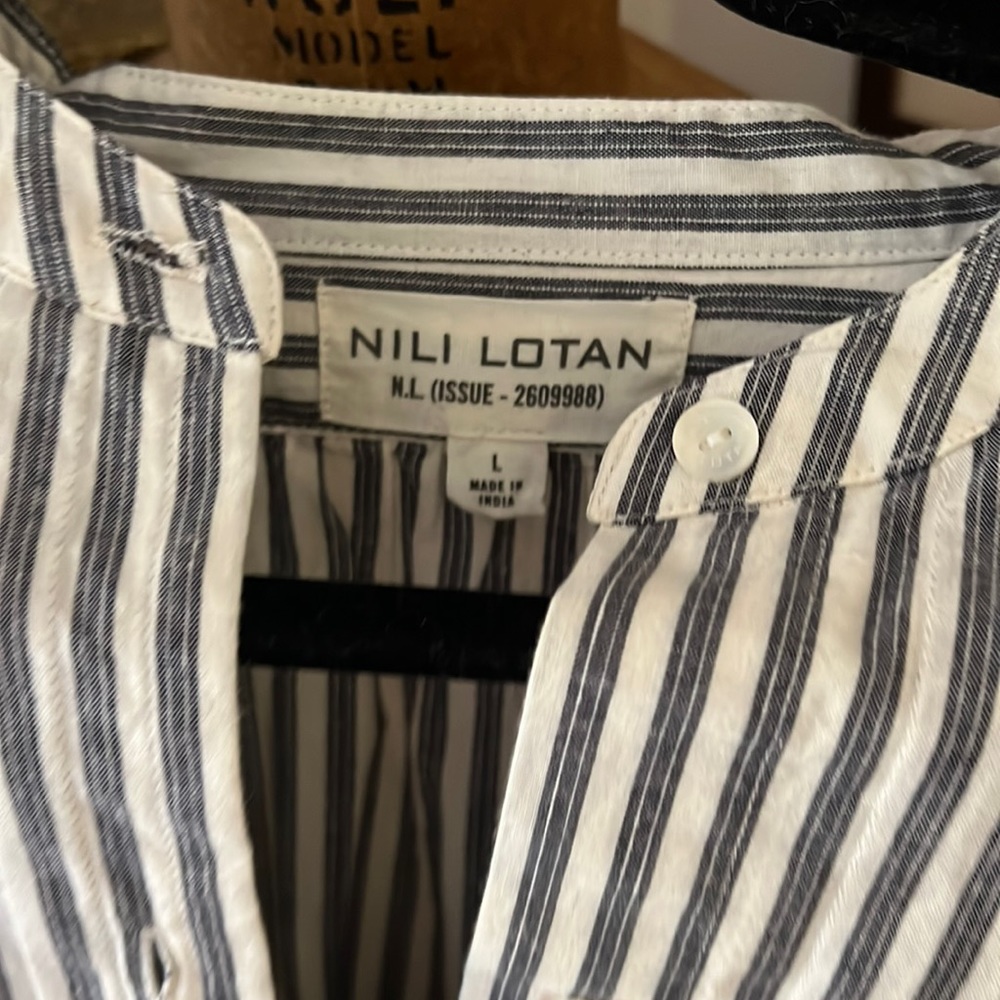 Nili Lotan Tuckerstripes Dress
